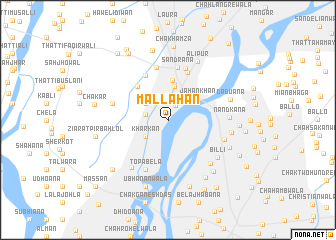 map of Mallāhān