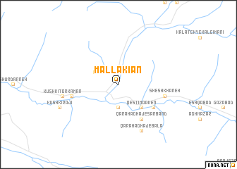 map of Mallākīān