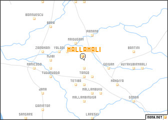 map of Mallam Ali