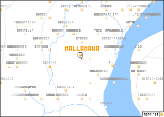 map of Mallamawa