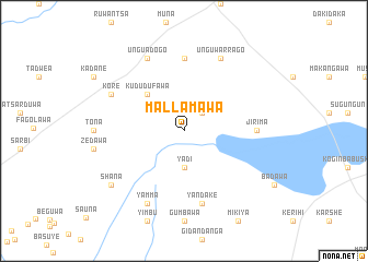 map of Mallamawa