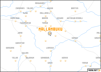 map of Mallam Buku