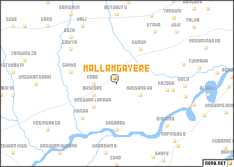 map of Mallam Gayere