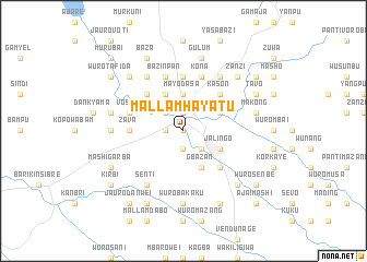 map of Mallam Hayatu