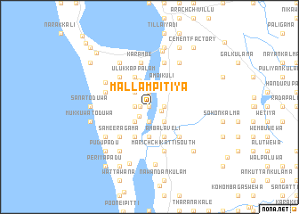 map of Mallampitiya