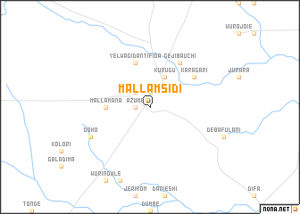 map of Mallam Sidi