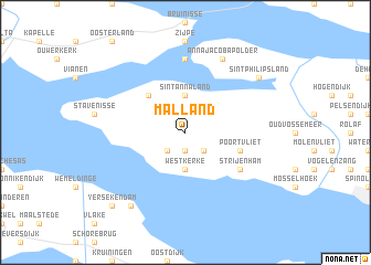 map of Malland