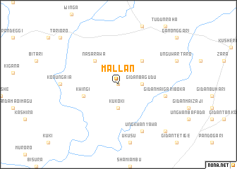 map of Mallan