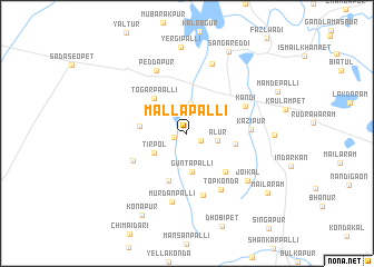 map of Mallapalli