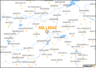 map of Mallāpur