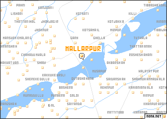 map of Mallarpur