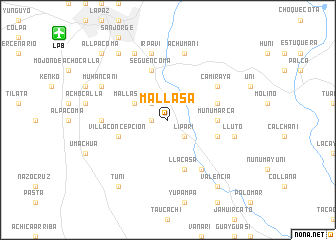 map of Mallasa