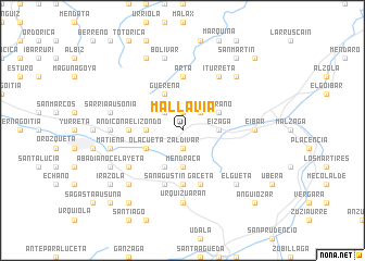 map of Mallavia