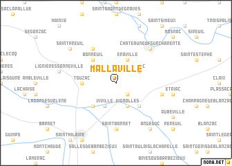 map of Mallaville