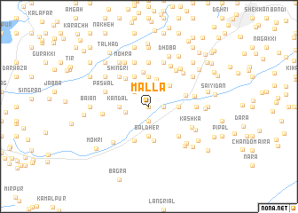 map of Malla