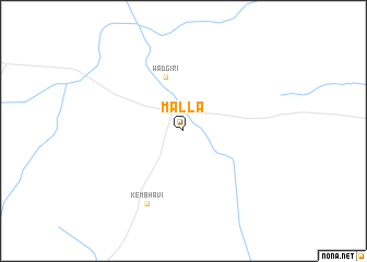 map of Malla