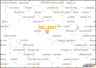 map of Malleret