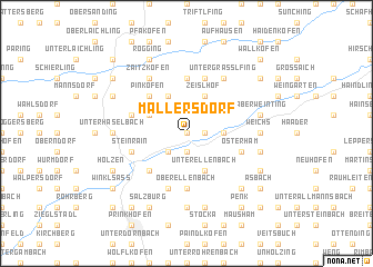 map of Mallersdorf