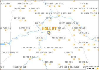 map of Mallet