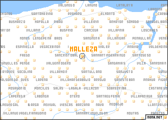 map of Malleza