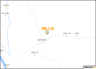 map of Mallid