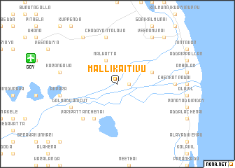 map of Mallikaitivu