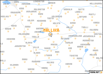 map of Mallika