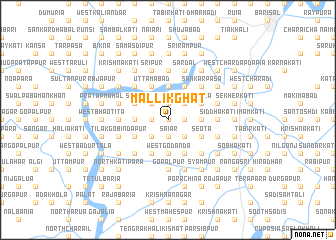 map of Mallikghāt