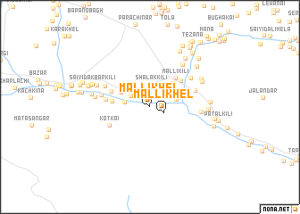 map of Malli Khel