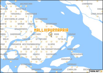 map of Mallikpur Napāia