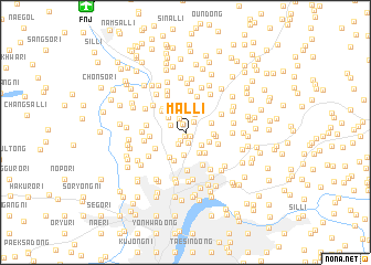 map of Mal-li