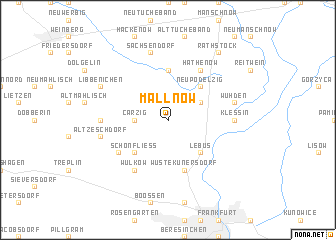 map of Mallnow