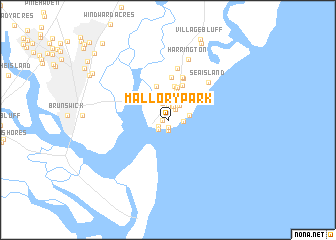 map of Mallory Park