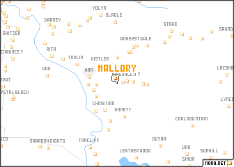 map of Mallory