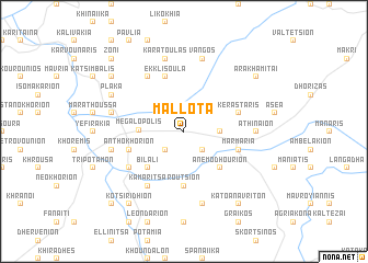 map of Mallotá