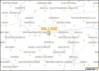 map of Malloué