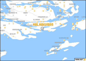 map of Malmakvarn