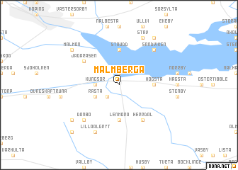 map of Malmberga