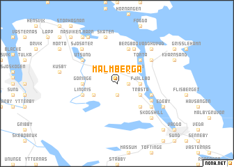 map of Malmberga