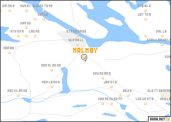 map of Malmby