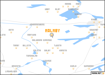 map of Malmby