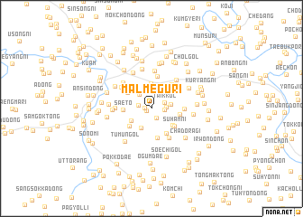 map of Malmegu-ri