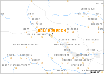 map of Malmerspach