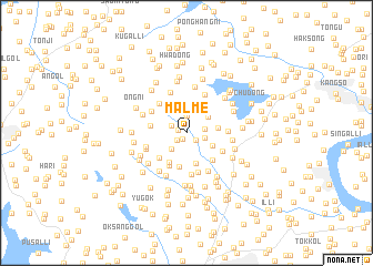 map of Malme