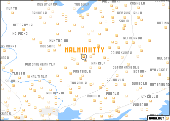 map of Malminiitty