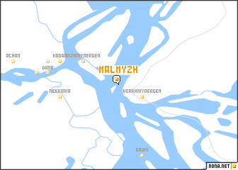 map of Malmyzh