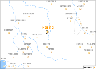 map of Malna