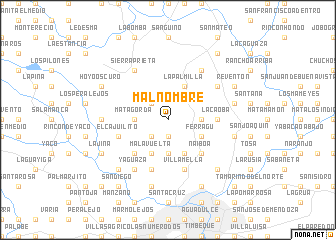 map of Mal Nombre