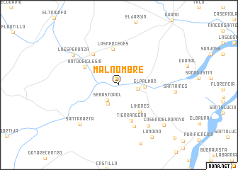 map of Malnombre