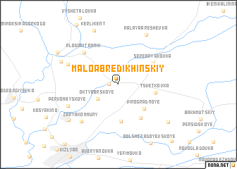 map of Maloa-Bredikhinskiy